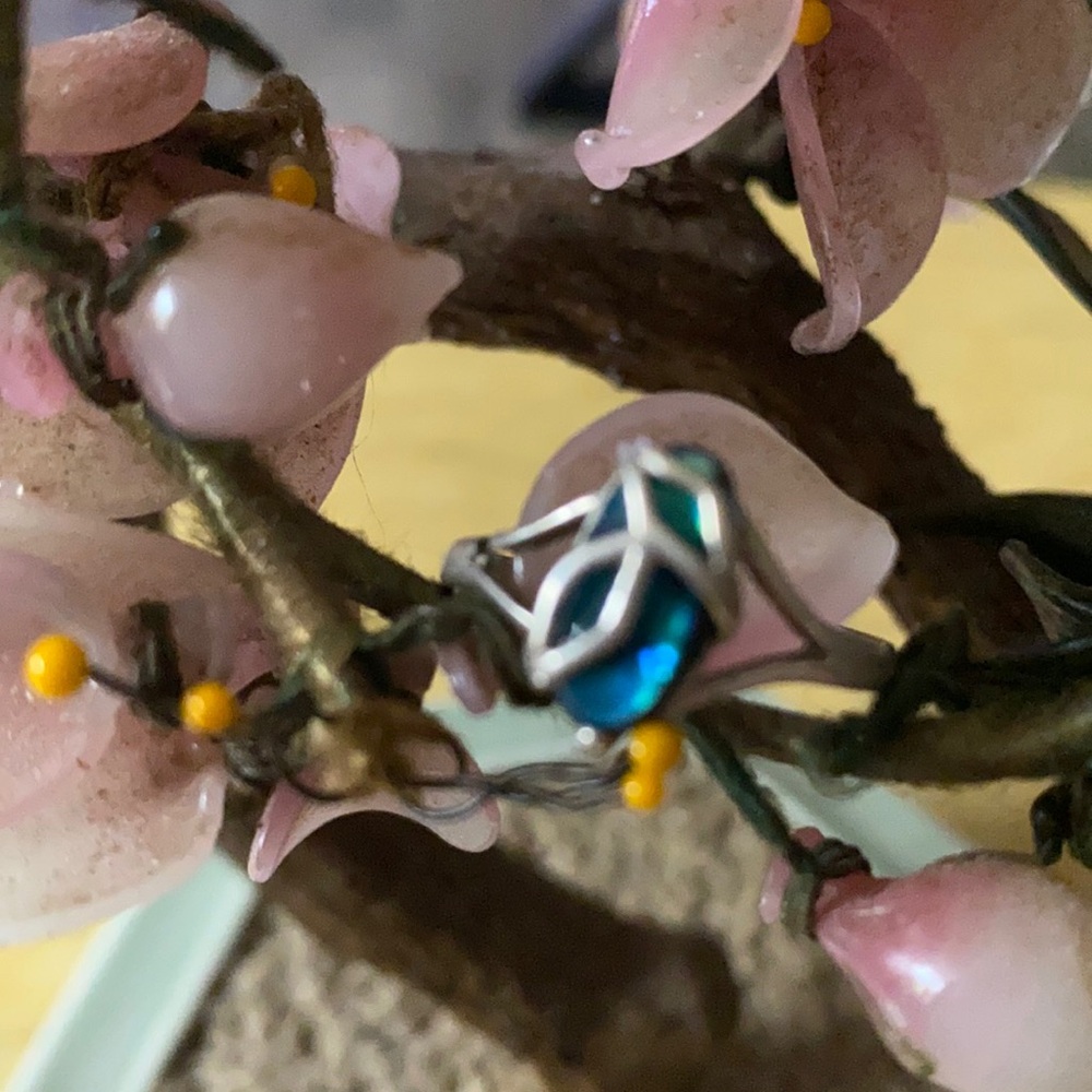 Antique 925 opal ring